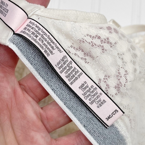 Victorias Secret VSX Bra T Shirt Lightly Lined Semi - Picture 4 of 6